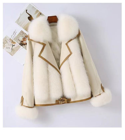 Chaqueta de Piel Sintética Tipo Zorro para Mujer - Image 22