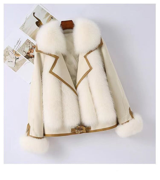 Chaqueta de Piel Sintética Tipo Zorro para Mujer - Image 22