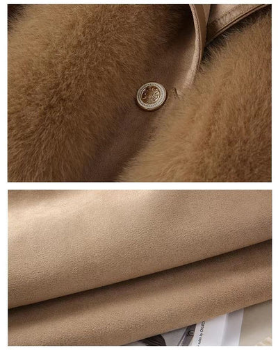Chaqueta de Piel Sintética Tipo Zorro para Mujer - Image 29