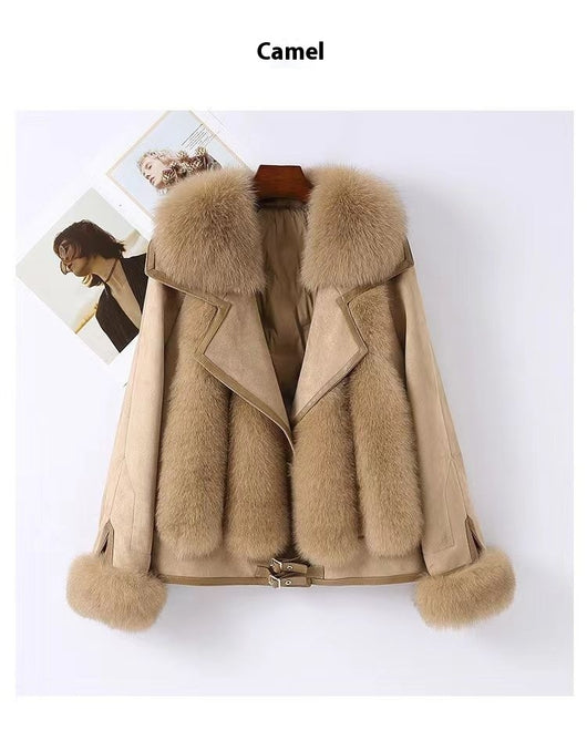 Chaqueta de Piel Sintética Tipo Zorro para Mujer - Image 36
