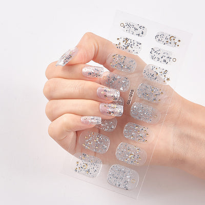 Stickers de Uñas Efecto Ojo de Gato con Detalles Dorados - Image 44
