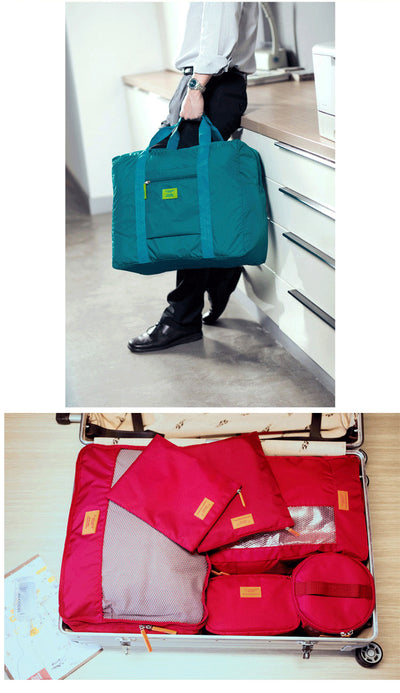 Bolsa de Viaje Plegable Unisex con Diseño Jacquard - Image 30