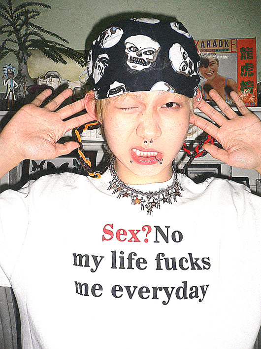 Camiseta Manga Corta con Eslogan Creativo de Letras Estampadas - Image 16