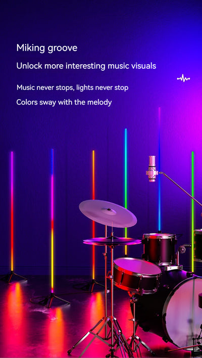 Lámpara LED Inteligente de Rincón con Control por Voz para Sala de Estar - Image 11