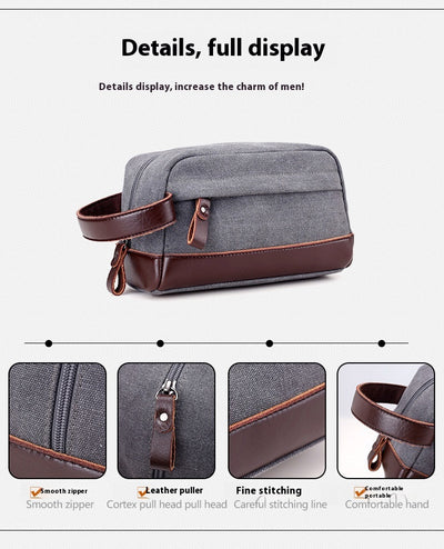 Billetera de Lona Resistente para Hombre - Monedero Compacto Multiuso - Image 11