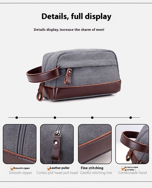 Billetera de Lona Resistente para Hombre - Monedero Compacto Multiuso - Image 11