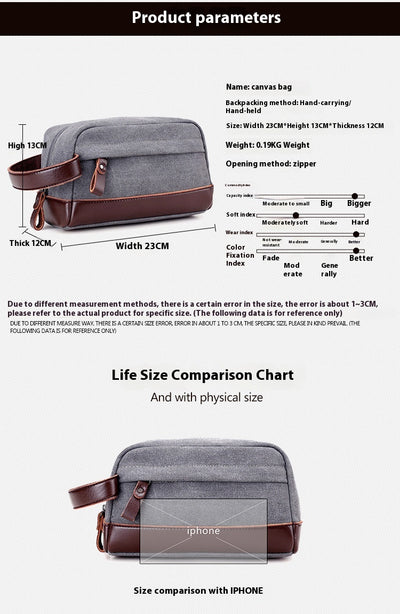 Billetera de Lona Resistente para Hombre - Monedero Compacto Multiuso - Image 21
