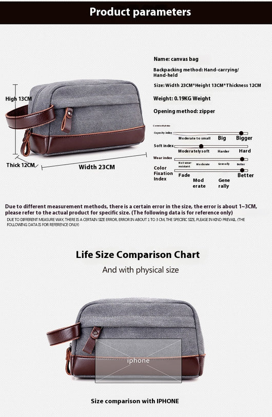 Billetera de Lona Resistente para Hombre - Monedero Compacto Multiuso - Image 21