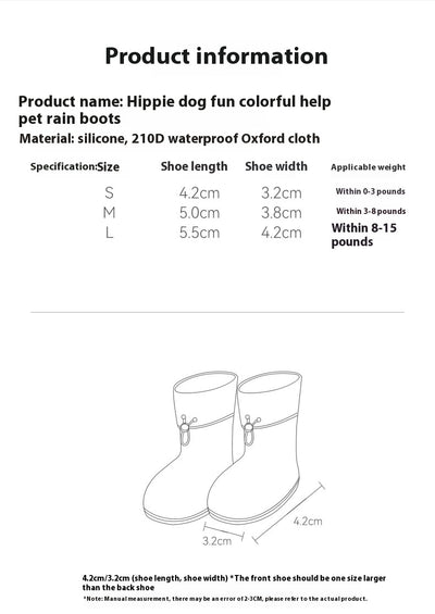 Botas Protectoras para Mascotas con Suela Antideslizante - Image 16