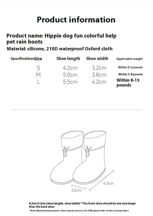 Botas Protectoras para Mascotas con Suela Antideslizante - Image 16