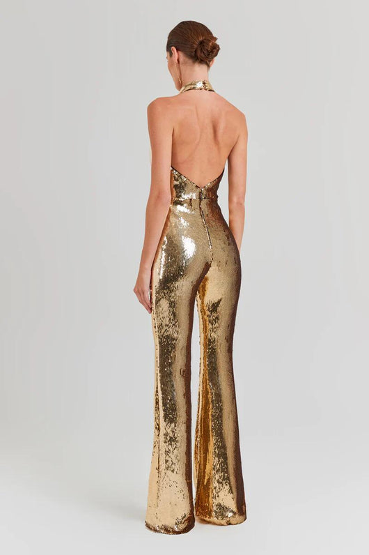 Jumpsuit Elegante sin Espalda con Lentejuelas para Mujer - Image 14