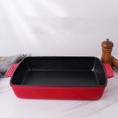 Sartén Rectangular de Hierro Fundido sin Recubrimiento - Image 12