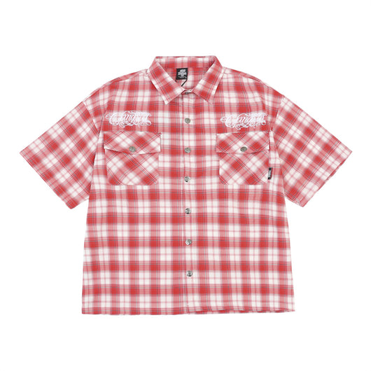 Camisa de Manga Corta con Letras Bordadas para Hombre - Image 29