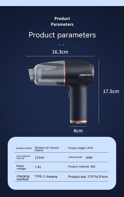 Aspiradora Inalámbrica Portátil Mini para Auto y Hogar - Image 34