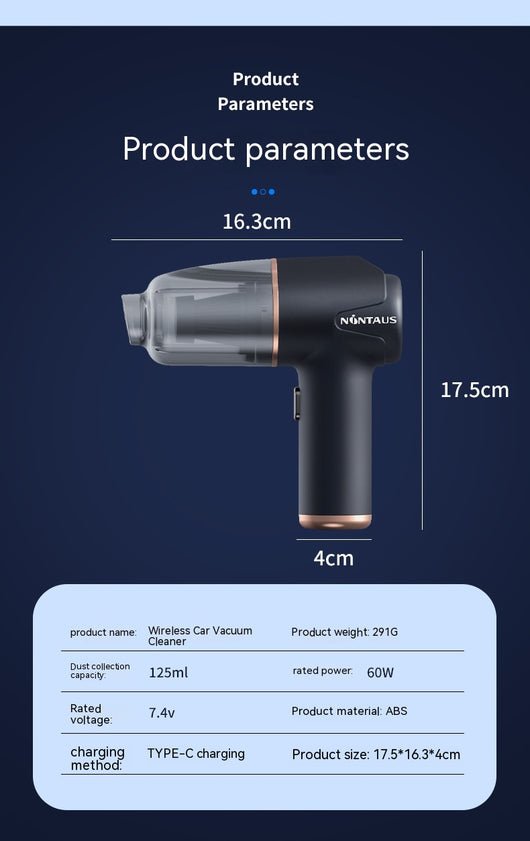 Aspiradora Inalámbrica Portátil Mini para Auto y Hogar - Image 34