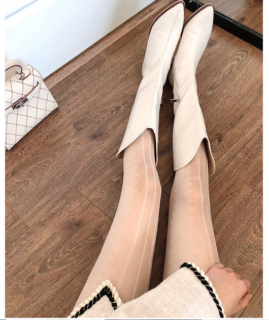 Medias Estilo Japonés con Encaje - Pantys Finos Resistentes al Desgarrado - Image 7