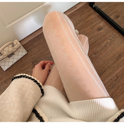 Medias Estilo Japonés con Encaje - Pantys Finos Resistentes al Desgarrado - Image 11