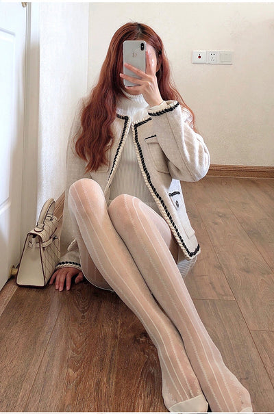 Medias Estilo Japonés con Encaje - Pantys Finos Resistentes al Desgarrado - Image 12