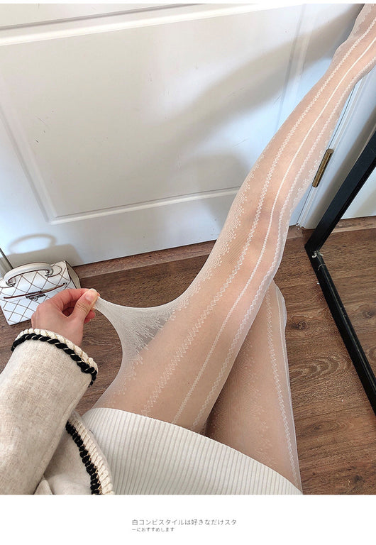 Medias Estilo Japonés con Encaje - Pantys Finos Resistentes al Desgarrado - Image 14
