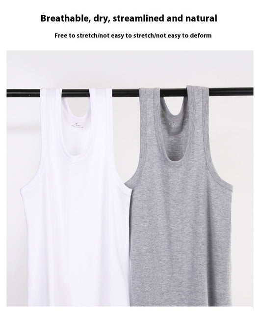 Camiseta Interior Deportiva Slim Fit Transpirable Hombre - Image 47