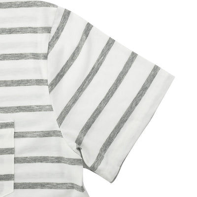 Camiseta Rayada de Manga Corta para Hombre - Comodidad de Verano - Image 11