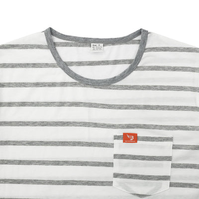 Camiseta Rayada de Manga Corta para Hombre - Comodidad de Verano - Image 18