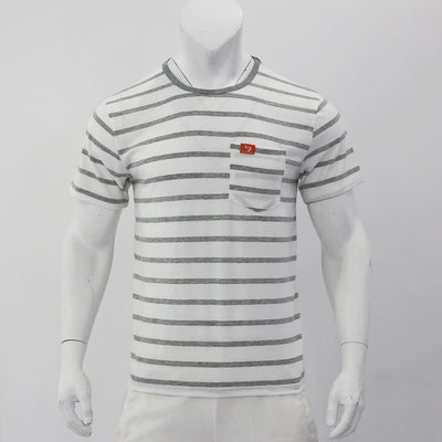 Camiseta Rayada de Manga Corta para Hombre - Comodidad de Verano - Image 19