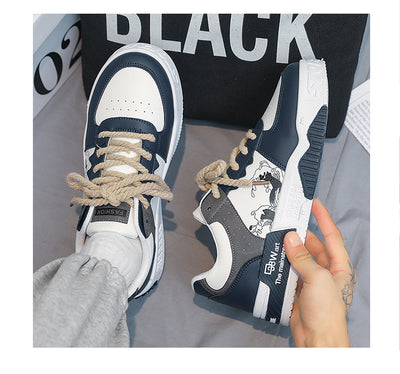 Zapatos Deportivos Casuales de Cuero con Plataforma Elevadora para Hombre - Image 10