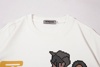 Playera Unisex con Estampado de Personajes Mosaico - Image 20