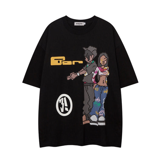 Playera Unisex con Estampado de Personajes Mosaico - Image 23