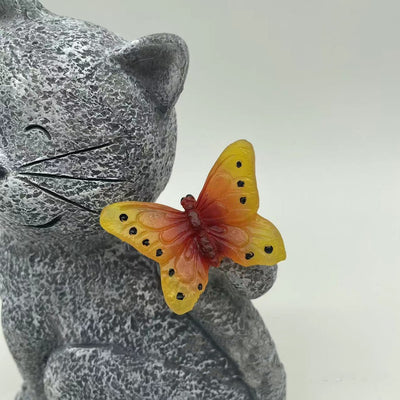 Lámpara Solar Decorativa Gatito Adorable para Exteriores - Image 11