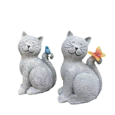 Lámpara Solar Decorativa Gatito Adorable para Exteriores - Image 15