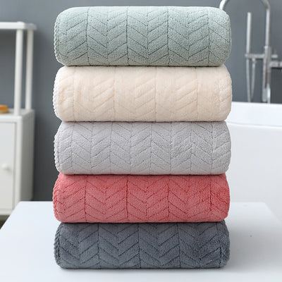 Toalla de Baño Coral Fleece Gruesa y Súper Absorbente - Image 22