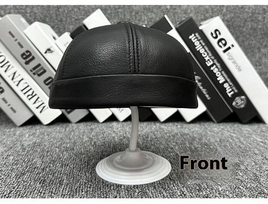 Gorro de Cuero Oveja Abovedado para Otoño e Invierno - Image 19