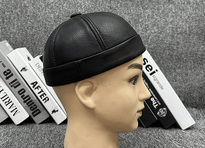 Gorro de Cuero Oveja Abovedado para Otoño e Invierno - Image 21