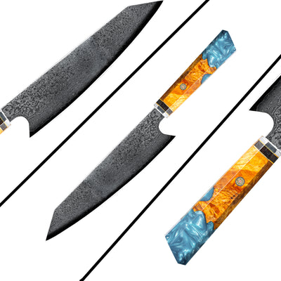 Cuchillo de Chef Acero Damasco Profesional - Image 9