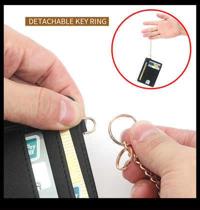 Cartera Porta Tarjetas para Mujer con Múltiples Compartimentos - Image 19