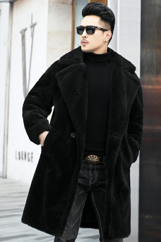 Abrigo Largo de Cachemira para Hombre - Elegancia y Calidez Invernal - Image 14