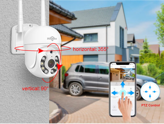 Sistema de Vigilancia Inalámbrico 360° 5MP con Visión Nocturna a Color Completo - Image 44