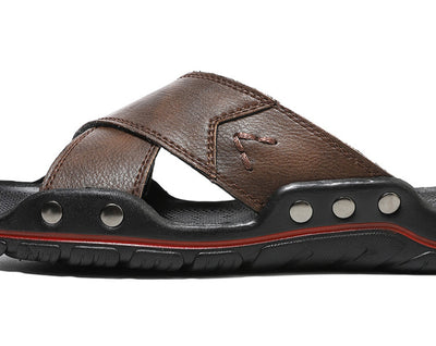 Pantuflas Cómodas para Hombre en Cuero Genuino - Image 7