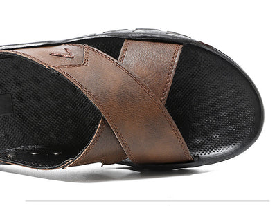 Pantuflas Cómodas para Hombre en Cuero Genuino - Image 8
