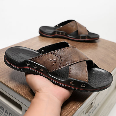 Pantuflas Cómodas para Hombre en Cuero Genuino - Image 10