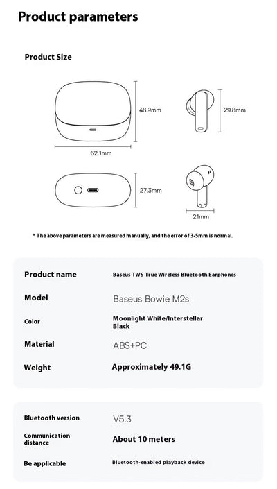 Auriculares Deportivos Bluetooth M2S con Cancelación de Ruido y Batería Ultra Larga - Image 14