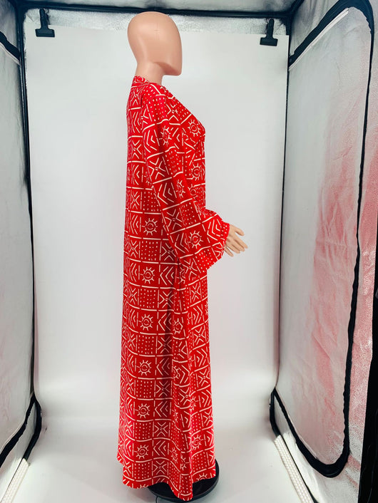 Cardigan Largo Estampado Holgado de Diseño Versátil - Image 14