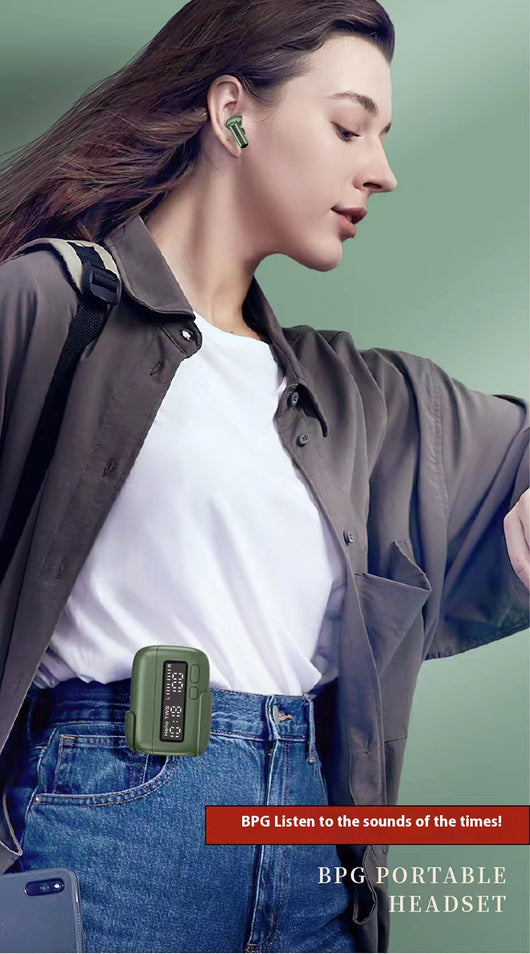 Audífonos Bluetooth Portátiles con Pantalla Digital y Reloj - Image 12