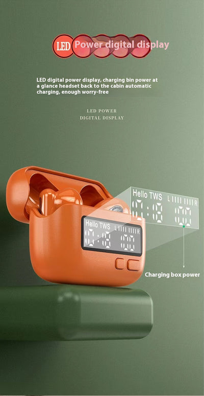 Audífonos Bluetooth Portátiles con Pantalla Digital y Reloj - Image 14