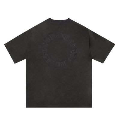 Playera Hombre Manga Corta con Bordado de Letras - Image 36