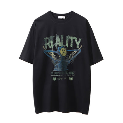 Camiseta Manga Corta con Estampado Calavera para Hombre - Image 30