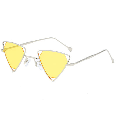 Gafas de Sol Triangulares Metálicas Caladas - Image 7
