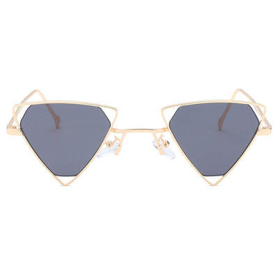 Gafas de Sol Triangulares Metálicas Caladas - Image 11